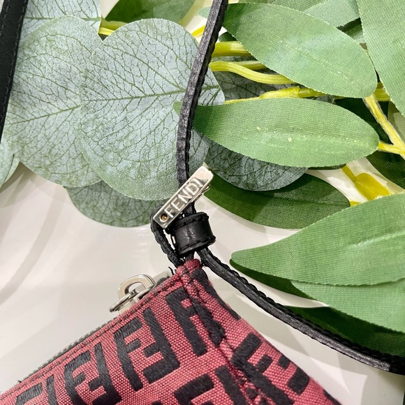 Authentic Fendi Zucchino monogram Handbag - Picture 5 of 6